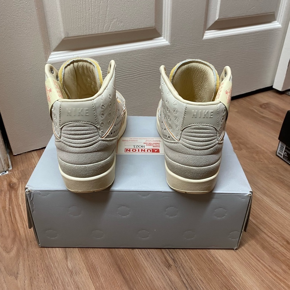 Union LA x Air Jordan 2 Retro SP "Grey Fog" Size 7.5 - Picture 4 of 12